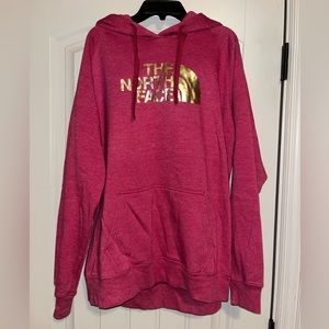 Pink Northface Hoodie